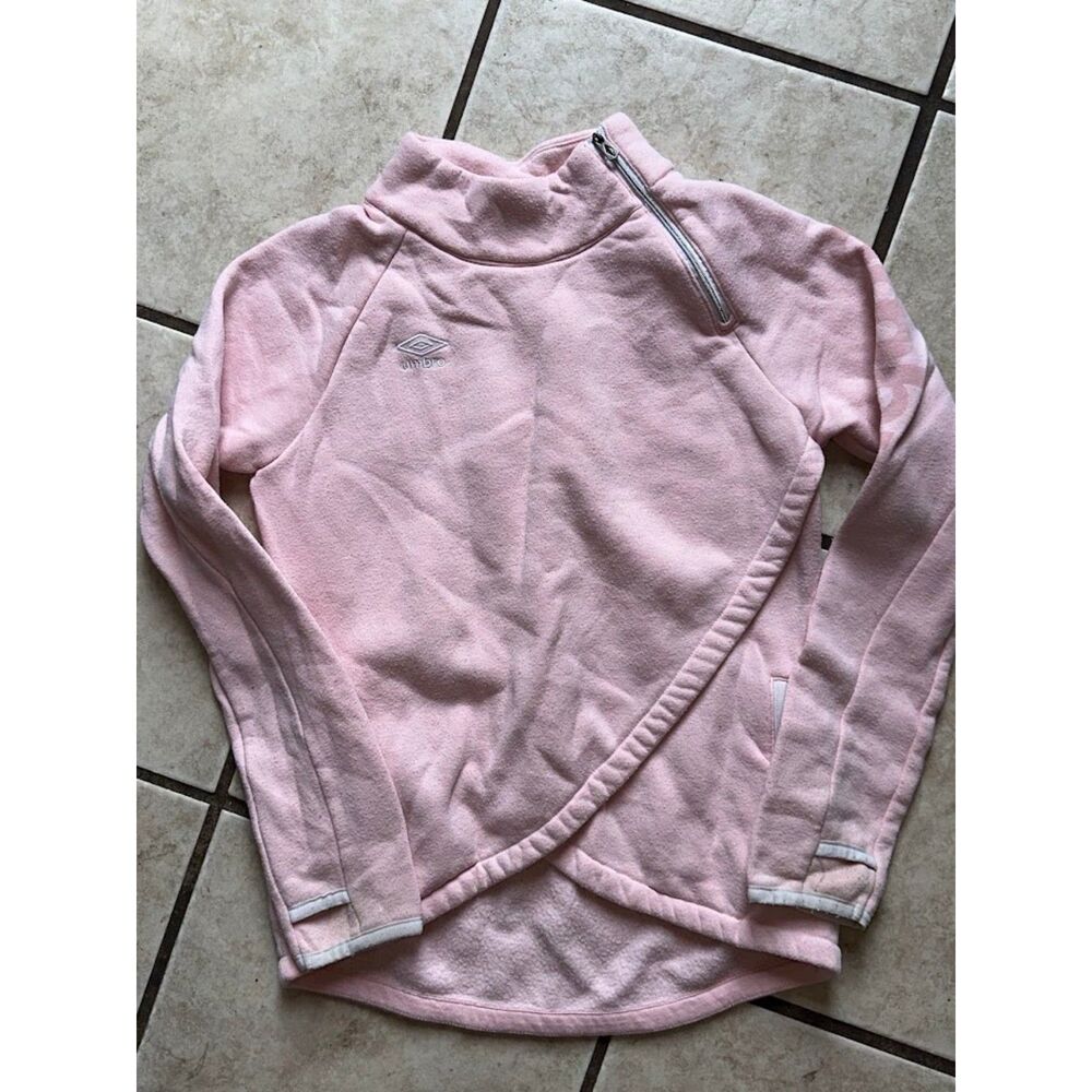 Girls Pink Umbro Sweatshirt Size Large
